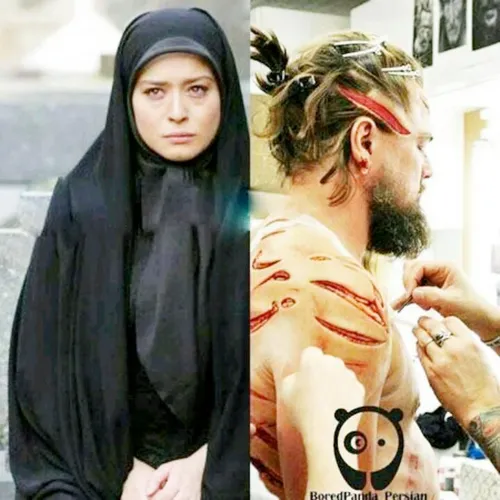 تفاوت گریم ایران و هالیوود(لئوناردو دی کاپریو برای فیلم ب