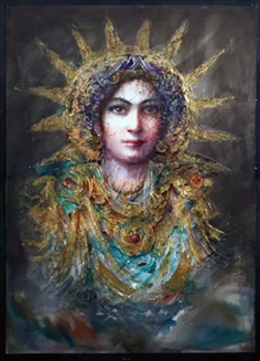 میترا(مهر)آناهیتا(الهه باروری) میترا(الهه خورشید)را در غا