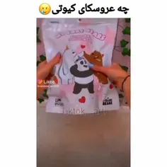 آنباکس عروسکهای کارتون خرس کله پوک 🐻🐼❄️