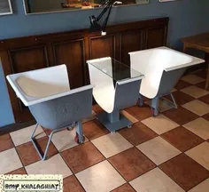 ساخت صندلی و میز با وان حمام دورانداختنی