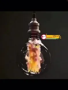تا حالا سوختن یک لامپ رو با حرکت آهسته دیده بودین؟