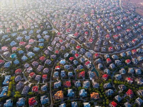 خانه های رنگی رنگی در چین 😊