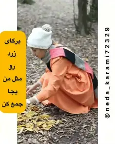 اینجوری عکس پاییزی بگیر😍