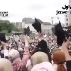 ⭕️ اعتراضات گسترده زنان بلژیکی به بی حجابی اجباری!