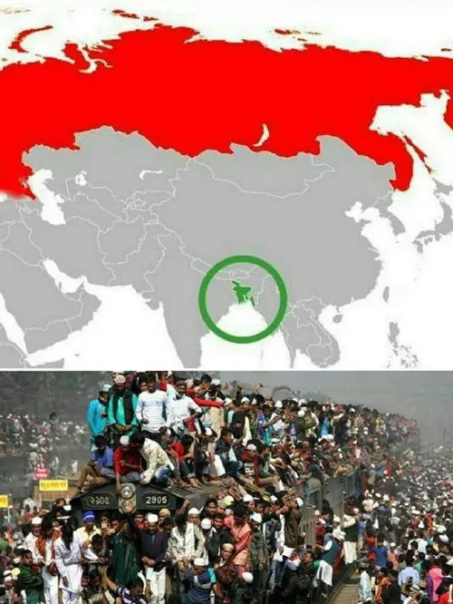 اون قرمزه روسیه س سبزه بنگلادش