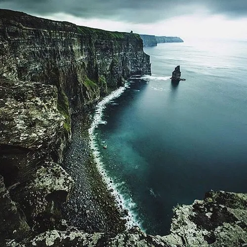 The cliffs of moher in Burren Region, Ireland