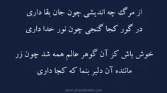 از مرگ چه اندیشی چون جان بقا داری مولانا
مرگ اگر مرد است آید نزد من مولانا
مرگ ما هست عروسی ابد مولانا