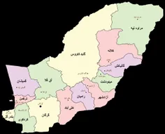 نقشه استان گلستان 