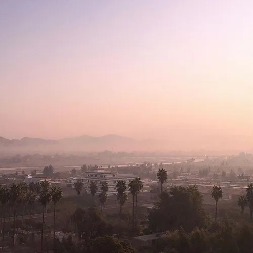 Jalalabad, in eastern Afghanistan, soon after sunrise, as