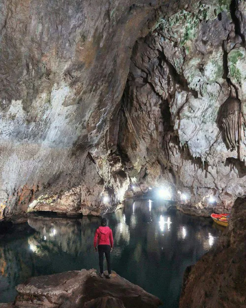 غار سَهوَلان دومین غار بزرگ آبی ایران است که در حدود 43 ک