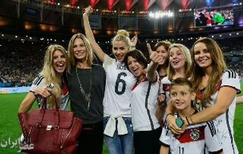 زنان بازیکنان المان در برزیل....