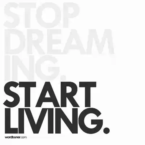 STOP DREAMING