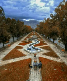 نمای زیبایی از بلوار طاق بستان در #کرمانشاه که طولانی تری