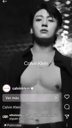 ویدئو تبلیغاتی منتشر شده از جونگکوک برای برند Calvin Klei