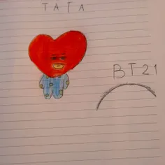 نقاشی من BT21