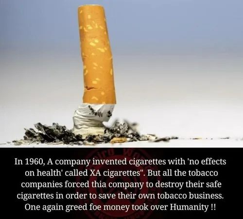 در سال 1960 ، یک شرکت سیگاری را بدون هیچ گونه اثری در مور