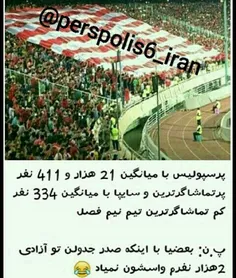 پرتماشاگرترین تیم پرررررررررسپولیس