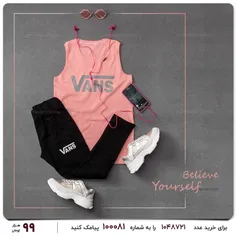 ست تاپ و شلوار زنانه Vans مدل 10223  - خاص باش مارکت
