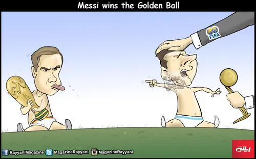 Messi wins the Golden Ball award for best player of World