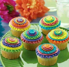 #کاپ_کیک های دلبرانه برای #جشن_تولد  #هنر #خلاقیت #خوراکی