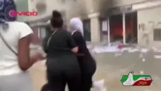 📌در فرانسه پلیس با حمله به یک زن مسلمان حجاب را از سر او 