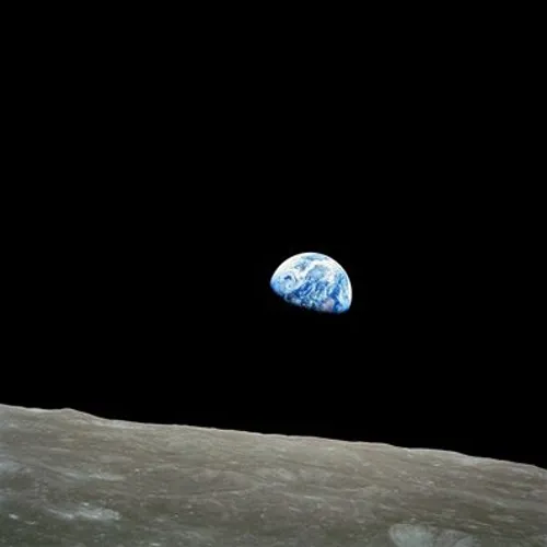 تصویر زمین از کره ماه