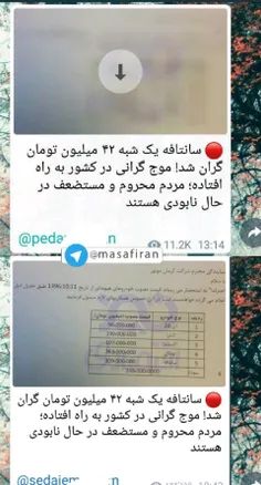 ⭕ ️ گرانی از نظر رسانه ها و عناصر ضد انقلاب و اغتشاشگر !!