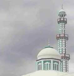 مسجدجامع اهل سنت چابهاردرهوای ابری