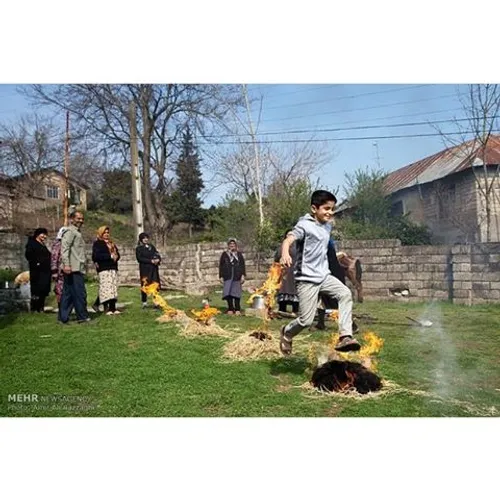 مراسم سنتی چهارشنبه آخر سال در مازندران