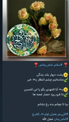 اللهم عجل لولیک الفرج