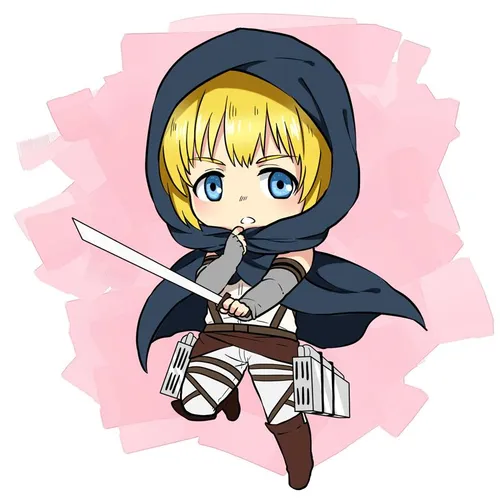 chibi🙆 armin arlert😌 kawaii😶 matsuyuki🎃 attack fan art🌌 ア