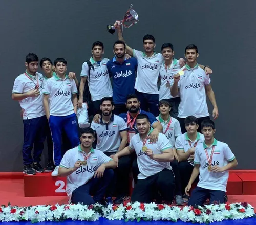 قهرمانی تیم های کشتی آزاد و فرنگی کار ایران در ترکیه