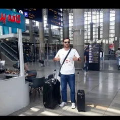 گولسیانی بعد از ملحق شدن به پرسپولیس در فرودگاه تهران حاض