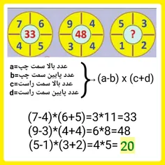 راه حل دقیق معمّای شماره ۴😉