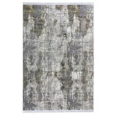 فرش ماشینی وینتیج طوسی طرح ساردین | فرش 700 شانه وینتیج کد 53014