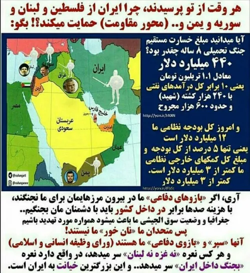 علت حضور منطقه ای ایران