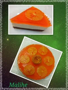 چیز کیک پرتقالی