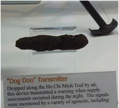 تصویری که می بینید نوعی ابزار جاسوسی به شکل مدفوع سگ است 