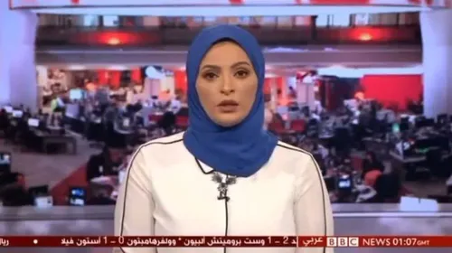 ‏بی بی سی عربی گوینده محجبه داره چون سیاست این شبکه برای 