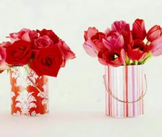 استفاده از #قوطی کنسرو برای گلدان
