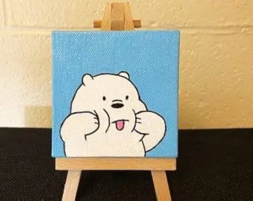 نقاشی خرس کیوت🐻
