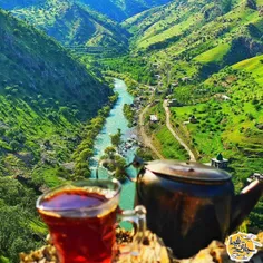 طبیعت بهاری زیبای نوسود،در کنار مقبره سلطان اسحاق😍