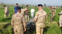 این فیلمی است که عراقی‌ها از یک موشک به احتمال زیاد فیل ش