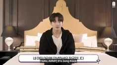 ویدئو کامل مصاحبه با جونگ‌کوک در رابطه با روتین خوابیدنش 
