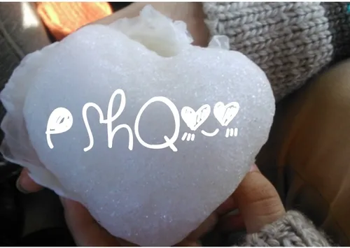 قلب رو خودم با برف تو شیراز درست کردم :-)