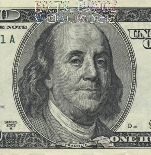 بنجامین فرانکلین که عکسش روی پول ملی آمریکا دیده می شود، 