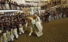 🔻 نیسانسالان و نالین، زوج سری لانکایی در مراسم عروسی خود،