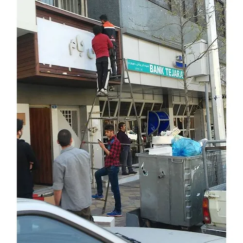 dailytehran shop photography boutique street panel board 