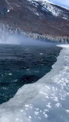 صبح زمستانی اسفند ماه تون به زیبایی و رویایی 🥰😍💚🌹🌹