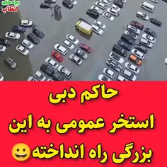 حاکم دبی استخر عمومی بزرگی راه انداخته ، واقعا دیدنی